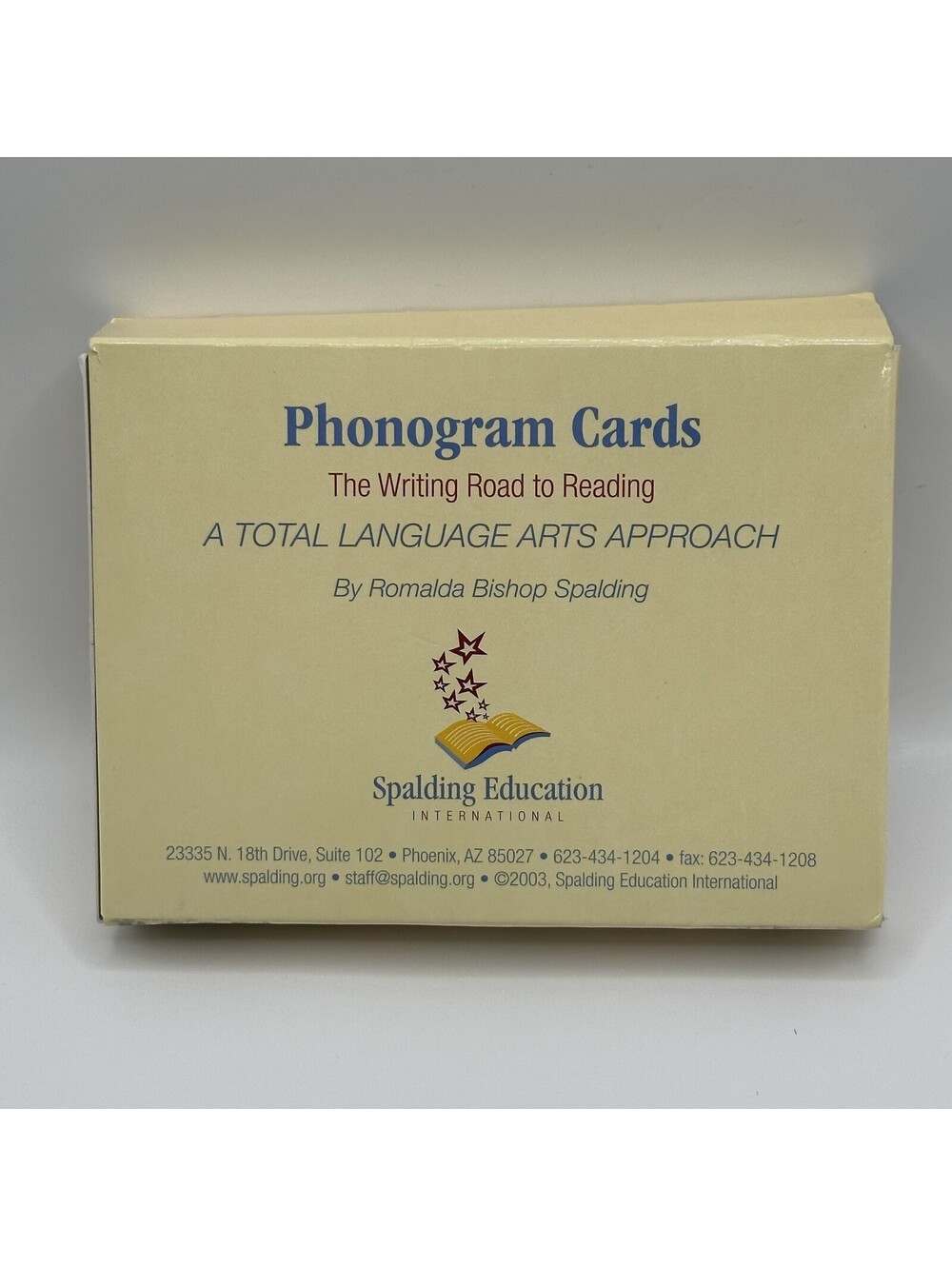 Spalding Education Phonogram Cards Flashcards Romalda Spalding